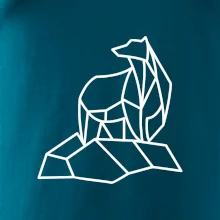 Geometria ľadový medveď na ľade