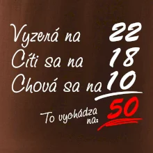 Vyzerá, cíti sa, chová sa - 50 rokov