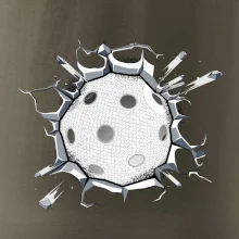 Florbal lopta v triku