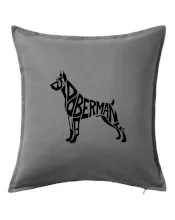 Doberman - nápis v tele