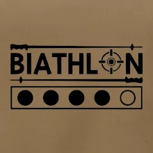 Biathlon terč a hůlky