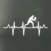 EKG stolný tenista stojaci