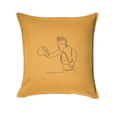 Žena boxerka jedným ťahom