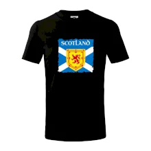 Škótska vlajka s erbom leva