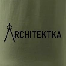 Architektka nápis