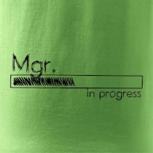 In progress titul Mgr. magister / magistra