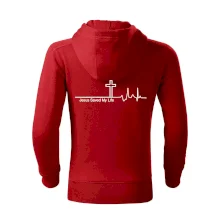 Jesus Saved My Life kríž ekg Jesus Saved My Life kríž ekg