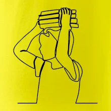 Študent a kniha jedným ťahom Študent a kniha jedným ťahom