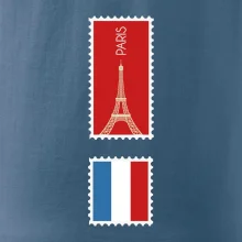 Paríž známka farebná