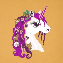 Vianočný jednorožec