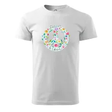 Peace and love symbol