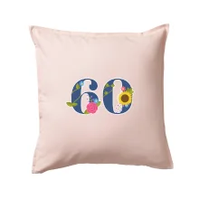 Kvetinové číslo kreslené - 60