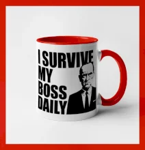 I survive my boss daily