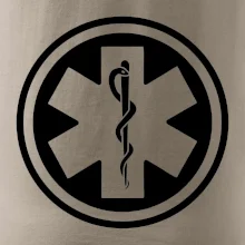 Rescue logo samostatné guľaté