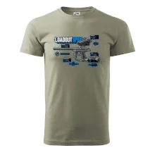 Technický výkres výstroja pre paintball