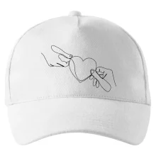 Dve ruky a srdce jedným ťahom