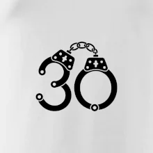 Narodeninové tričko pre policajta - putá 30