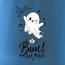 Buu ale milo - roztomilý duch čiernobiely