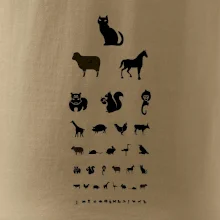 Očný test zvieratká