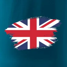 Britská vlajka roztrhaná