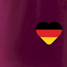 Germany love prso - Nemecká vlajka