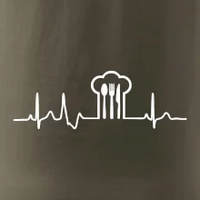 EKG kuchár čiapky a príbory