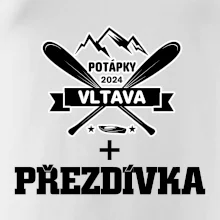 K vode - pádla hory (vlastný nápis) K vode - pádla hory (vlastný nápis)