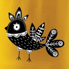 Vtáčik čiernobiely folklór Vtáčik čiernobiely folklór