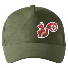 Folklór na prsníku veverička