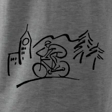Cyklista na výlete Cyklista na výlete