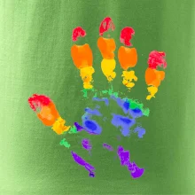 LGBT hand print