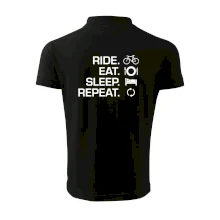 Ride Eat Sleep Repeat bicykel