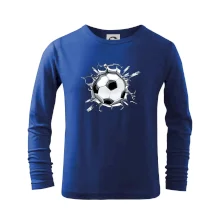 Futbalová lopta v triku Futbalová lopta v triku