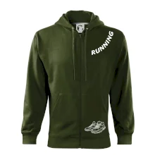 Running nápis šikmo