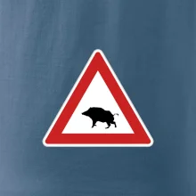 Dopravná značka - Pozor diviak