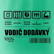 Čiarový kód - Vodič dodávky