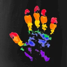 LGBT hand print