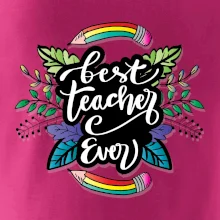 Farebné ceruzky best teacher ever