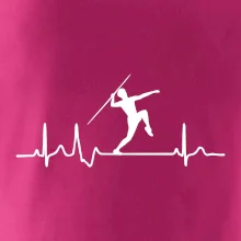 EKG hod oštepom muž