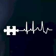 EKG puzzle rozpojené