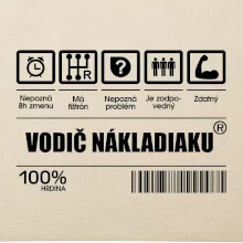 Čiarový kód - Vodič nákladiaku