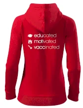 Educated motivated vaccinated