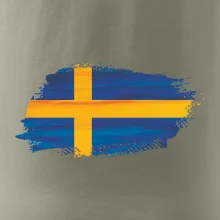 Švédska vlajka kreslená