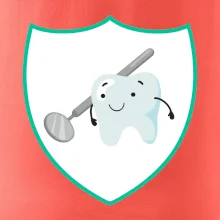 Zúbok na prsníku - zrkadlo