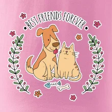 Mačka a pes best friends