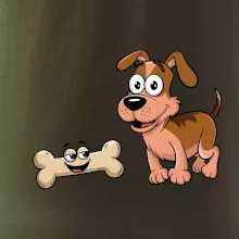 Parové tričko - Pes a kosť