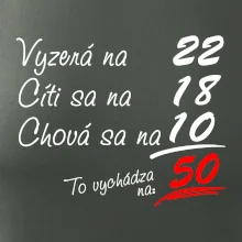 Vyzerá, cíti sa, chová sa - 50 rokov Vyzerá, cíti sa, chová sa - 50 rokov
