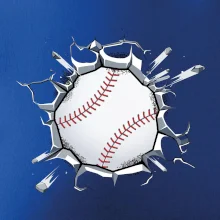 Baseball lopta v triku