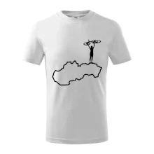 Mapa Slovenska - cyklista