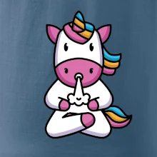 Yoga fučiaci jednorožec